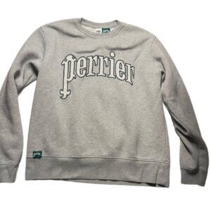 Zara Perrier Sweatshirt Gray Pullover Crewneck Sweatshirt Mens Size XL